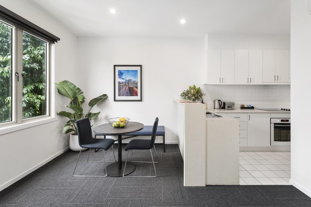 Quest Prahran dining area